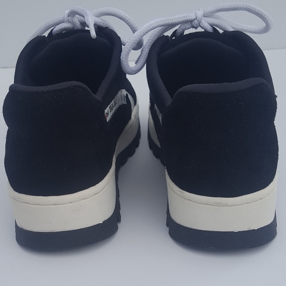 Womens Chinese Laundry Sneakers 6m Black Leather - Picture 5 of 8